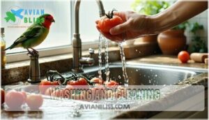 washing and cleaning