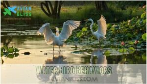water bird behaviors