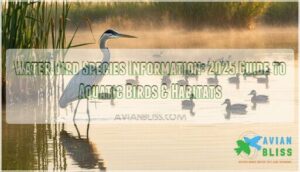 water bird species information
