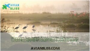 water bodies and open grounds