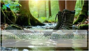 waterproof boots for wet conditions
