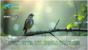 weak bones and muscle weakness