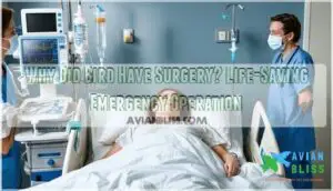 why did bird have surgery