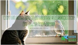 why do cats chirp at birds