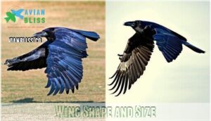 wing shape and size