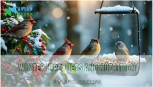 winter bird diets and nutrition