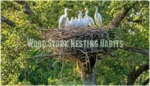 wood stork nesting habits