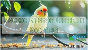 5 common causes of diarrhea in cockatiels