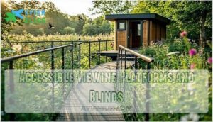 accessible viewing platforms and blinds