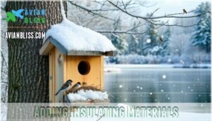 adding insulating materials