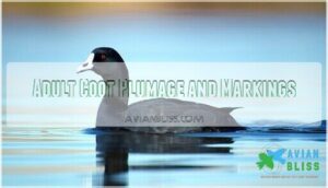 adult coot plumage and markings