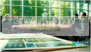 advocate for bird-safe policies and communities