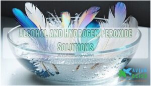 alcohol and hydrogen peroxide solutions