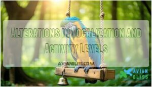 alterations in vocalization and activity levels alterations in vocalization and activity levels