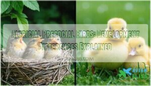altricial precocial birds