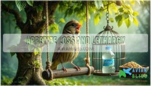 appetite loss and lethargy