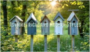 asymmetrical and modern styles