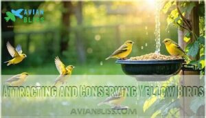 attracting and conserving yellow birds