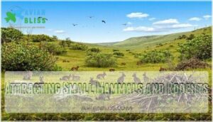 attracting small mammals and rodents