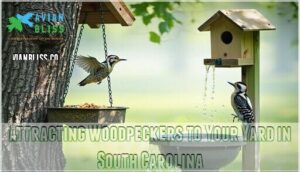 attracting woodpeckers to your yard in south carolina