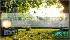 auditory deterrents and noisemakers