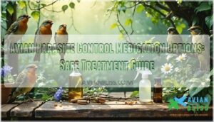 avian parasite control medication options