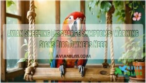 avian sneezing discharge symptoms