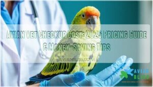 avian vet checkup cost