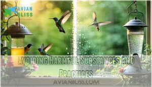 avoiding harmful substances and practices