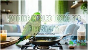 avoiding inhaled toxins for bird safety