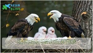 baby bald eagle parenting