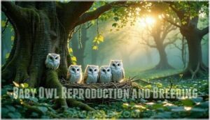 baby owl reproduction and breeding