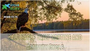 bald eagle daily routine and activity cycle