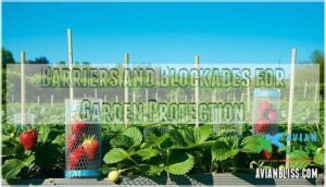 barriers and blockades for garden protection