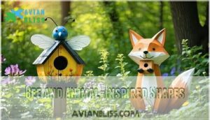 bee and animal-inspired shapes