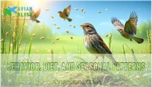 behavior, diet, and seasonal patterns