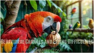 behavioral changes and eating difficulties