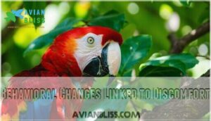 behavioral changes linked to discomfort