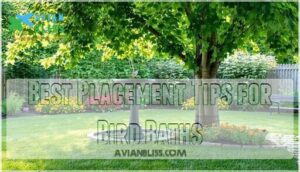best placement tips for bird baths