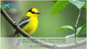 bill and eye features