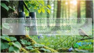 binoculars for bird watching in forest