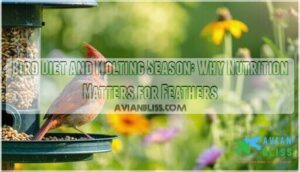 bird diet and molting season