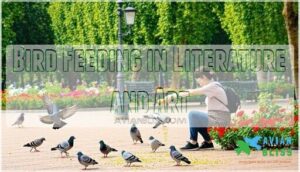 bird feeding in literature and art