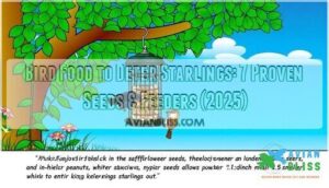 bird food to deter starlings