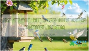 bird food with dried insects