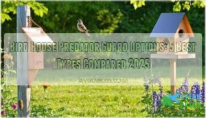 bird house predator guard options