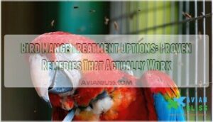 bird mange treatment options