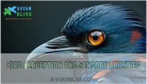 bird perception and sensory abilities