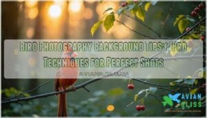 bird photography background tips
