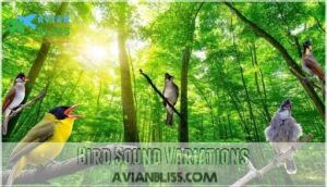 bird sound variations